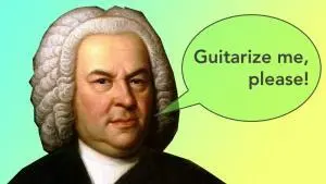 Johann Sebastian Bach Gitarre